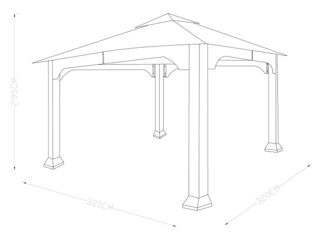 Pérgola Mardon Rattán Natural-1