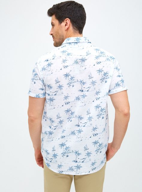 Camisa Manga Corta Mini Print Floral-1