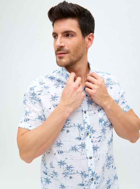 Camisa Manga Corta Mini Print Floral-2