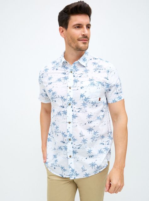 Camisa Manga Corta Mini Print Floral-0