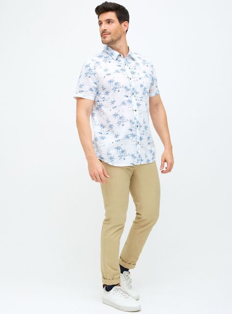 Camisa Manga Corta Mini Print Floral-3