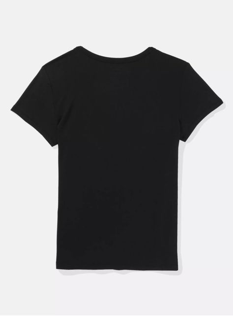 Polera Soft Sexy Manga Corta con Escote V-1