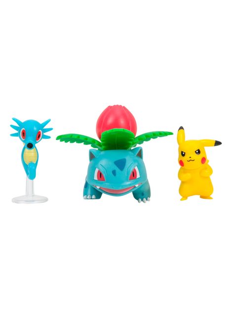 Figura de Acción Horsea + Ivysaur + Pikachu-1