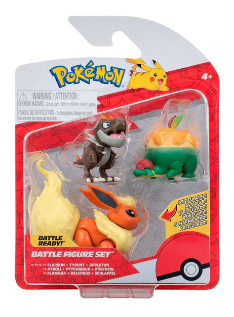 Figura de Acción Flareon + Tyrunt + Appletun-0