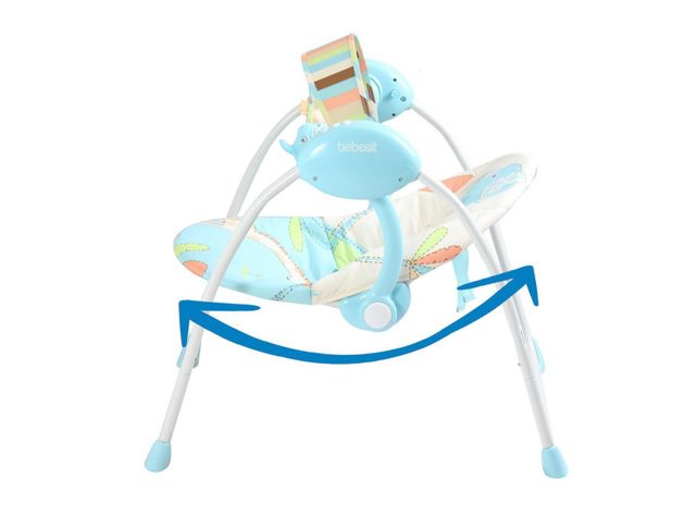 Silla Nido Balancín Columpio Mimo Celeste Bebesit-3