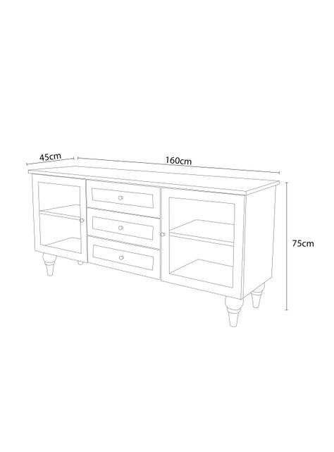 Buffet Seguret 3C 2P Menta-2