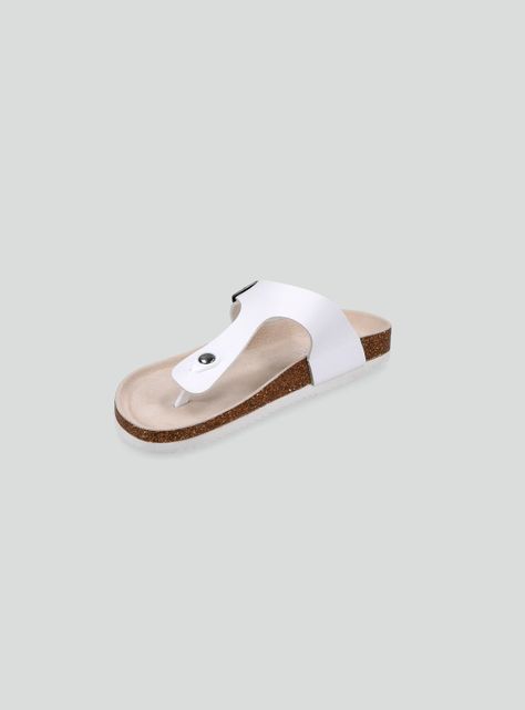 Sandalia T-Toe Hebilla y Suela Corcho Mujer-2