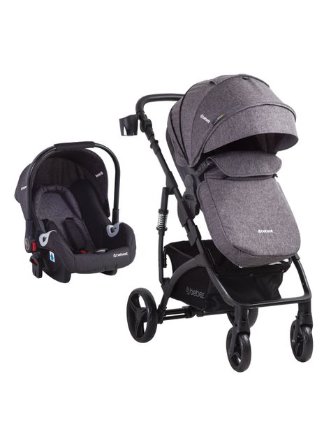 Coche Travel System Explorer Lx Negro Bebesit-1