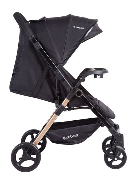 Coche Paseo City Negro Bebesit-2