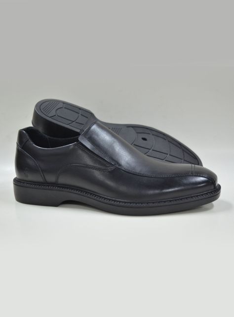 Zapatos de Vestir Sin  Cordón Liso  Cuero Hombre-0