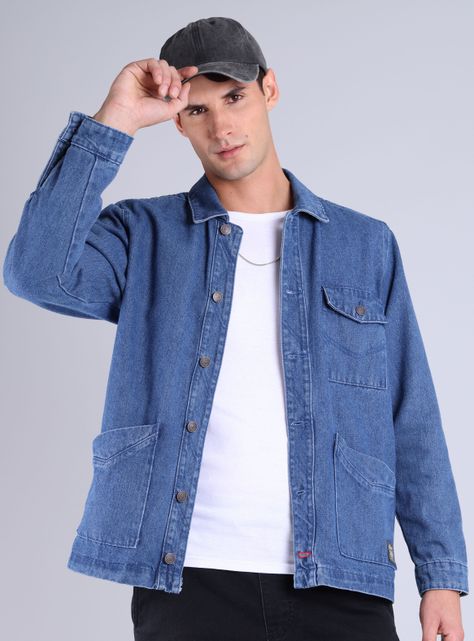 Chaqueta Denim Manga Larga Sport-0