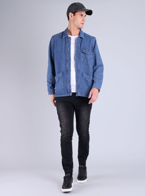 Chaqueta Denim Manga Larga Sport-4