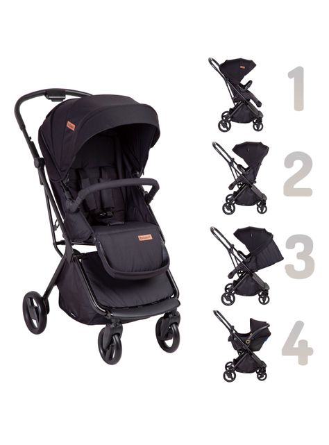 Coche Bebesit Travel System Swift 360 Negro-2