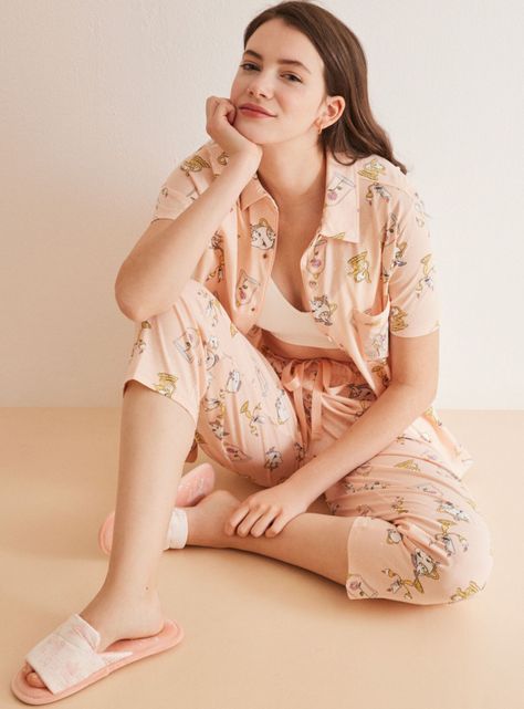 Pijama Camisero Algodón Disney Bella y Bestia-3