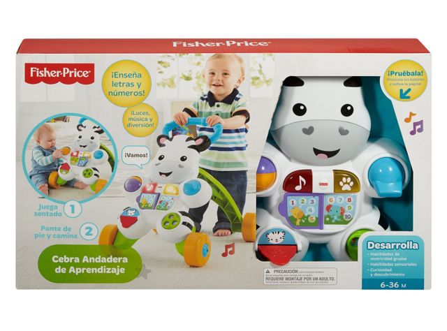 Correpasillo Fisher Price Cebra Andadera de Aprendizaje-1