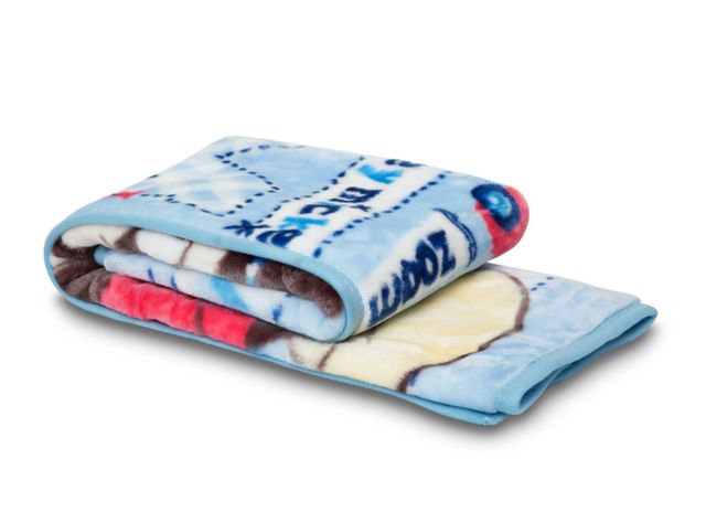 Manta de Cuna Reversible Mickey Celeste Disney-0