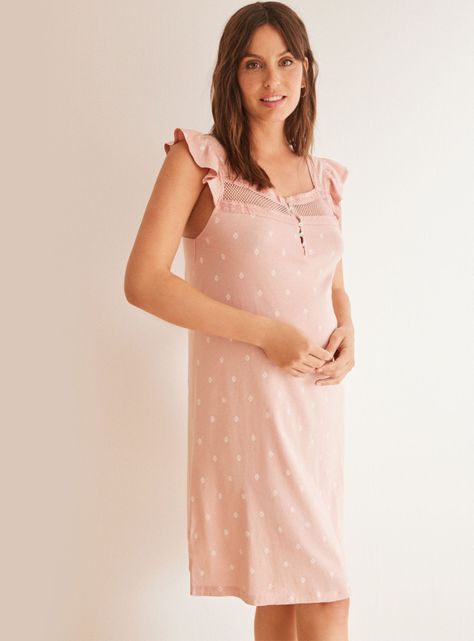 Camisa de Dormir Maternity Estampado-0