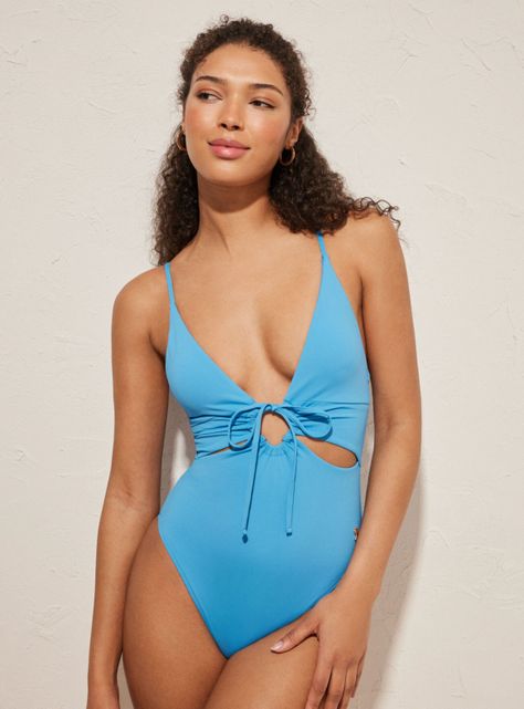 Traje de Baño Triangular Cut Out-1