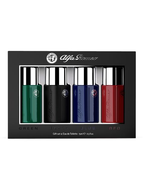 Set Perfume Alfa Romeo EDT Hombre 15 ml 4 Piezas-0