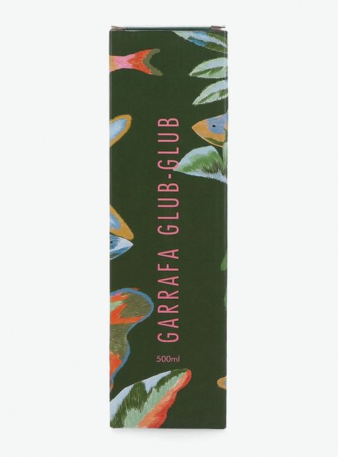 Botella con Diseño de Hojas-3
