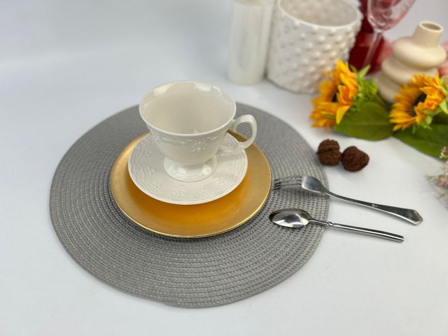 Pack 4 Individuales Gris 38 cm-1