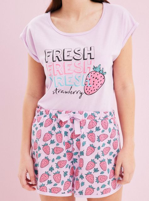 Pijama Estampado Antifaz de Regalo en Caja-2