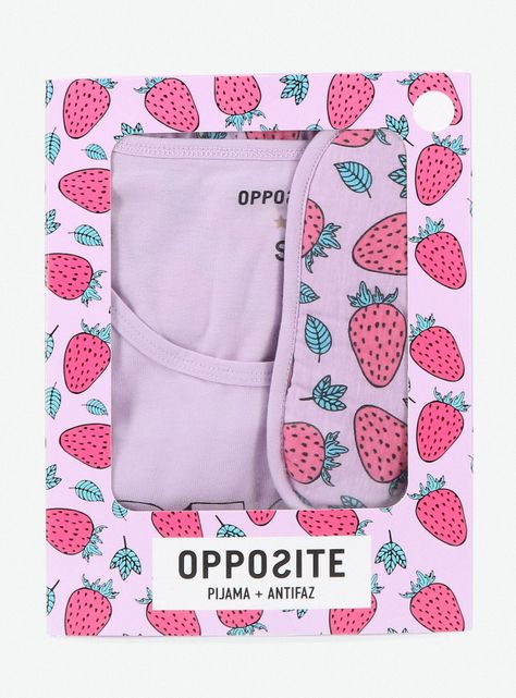Pijama Estampado Antifaz de Regalo en Caja-6