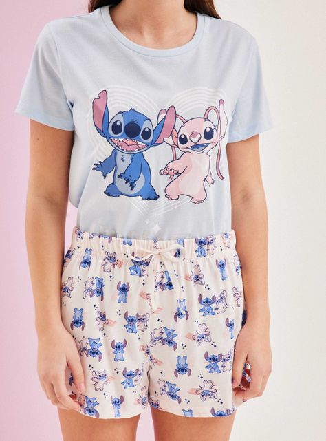 Pijama Disney Stitch y Ángel en Caja-2