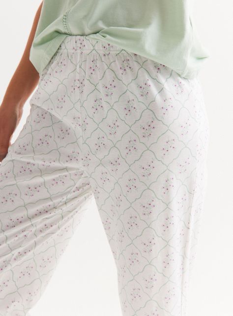 Pijama Corto Pantalón Estampado-3