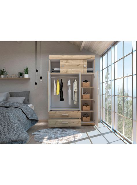 Clóset Z120 5 Puertas Beige-3