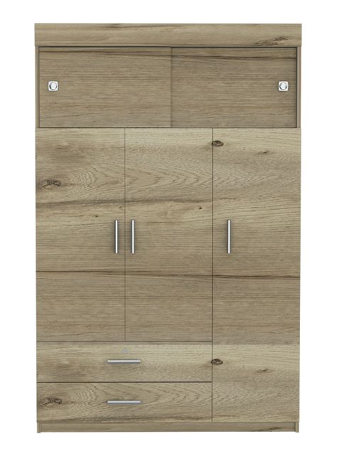 Clóset Z120 5 Puertas Beige-0