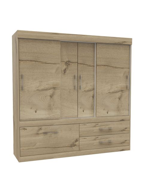 Clóset Allegro 4 Puertas Beige-0