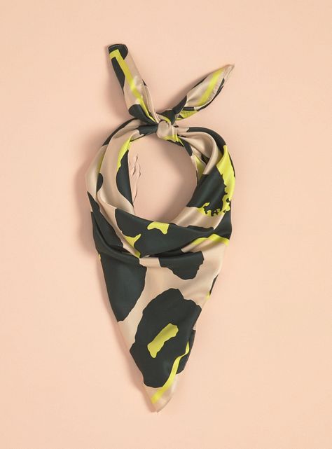 Pañuelo Moda Franjas Estampado-2