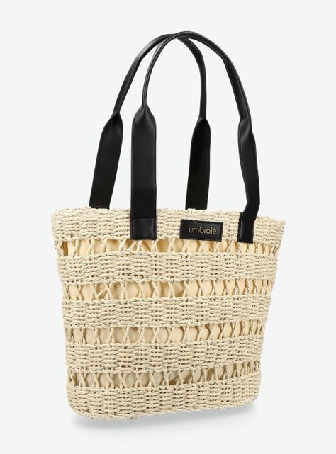Bolso de Playa Tejido Raffia-3