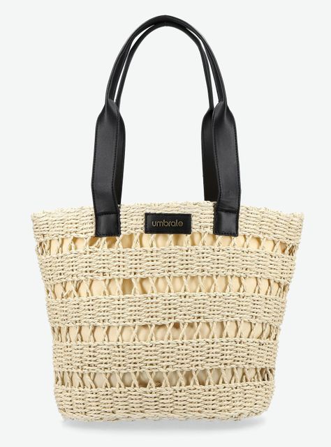 Bolso de Playa Tejido Raffia-2