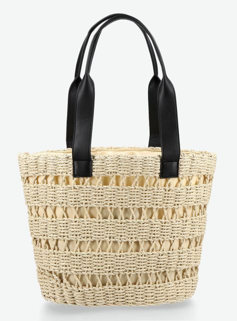Bolso de Playa Tejido Raffia-4
