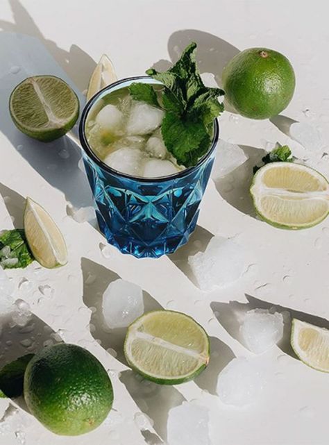 Set 6 Vaso Vidrio 350 ml Azul-3