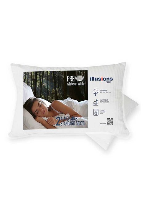 Pack 2 Almohadas Premium 50x70 cm-0