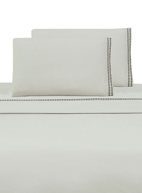 Juego de Sábanas Bordada Beige King-0