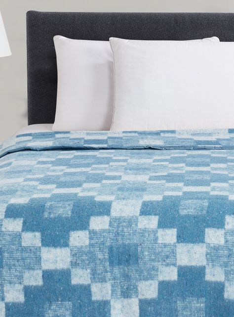 Frazada Jacquard Celeste 1 Plaza-0