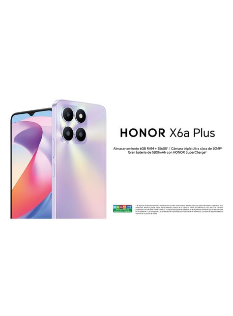 Smartphone X6a Plus 256GB 6.5" Purple Compañía Entel-3