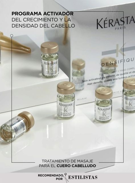Cura Activadora Espesante Mujer Cabello Fino Cure Densifique 30x6ml-1
