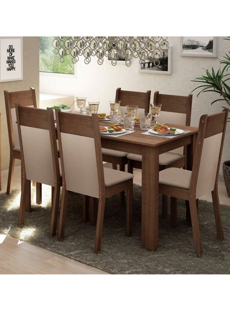 Juego de Comedor Peumo + 6 Sillas-4