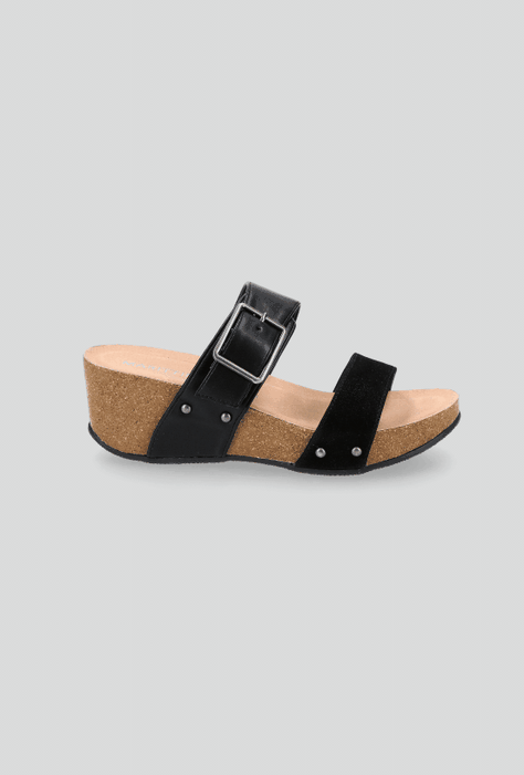 Sandalia Plataforma Hebilla Decorativa Mujer-4
