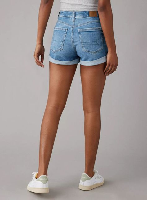 Shorts Mom Denim Stretch-1