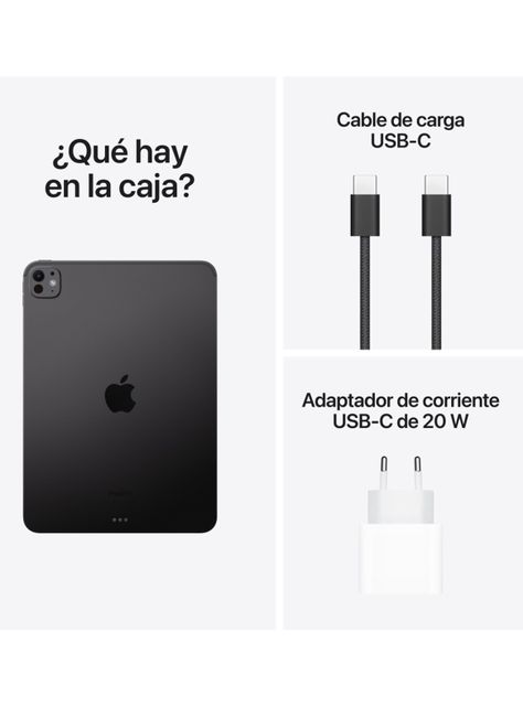 Apple iPad Pro 13" WiFi Chip M4 256GB Vidrio Estándar Negro Espacial-4