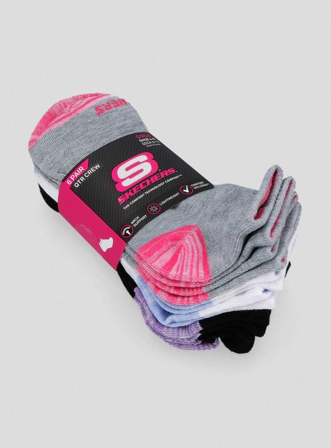 Calcetines Girls Non Terry Qtr Crew 9-11-2