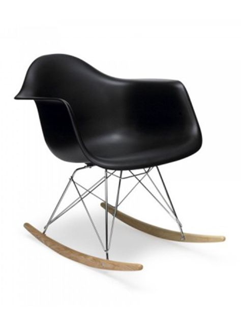 Silla De Pies A Cabeza Store Mecedora Eams Negro-0