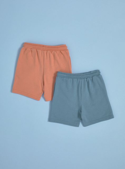 Short Bipack con Cordón Ajustable y Colores Sólidos-1