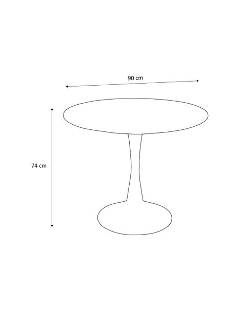 Mesa Tulip 90 cm-2